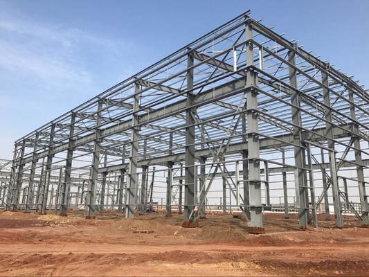 Large Prefab Steel Frame House Walls Gate Structural