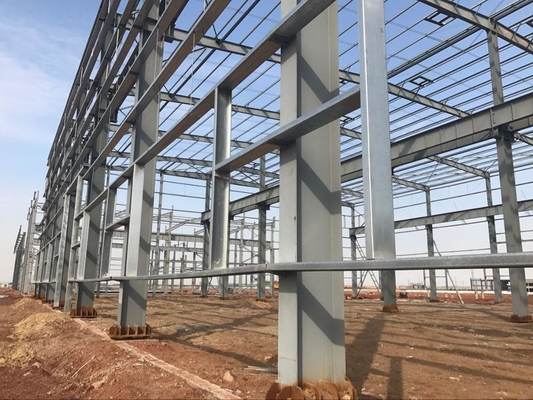 Large Prefab Steel Frame House Walls Gate Structural