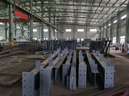 Long Span Steel Box Girder Footbridge Q460 Modular Structural Frame Fast Installation