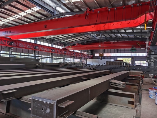 Girder Steel I Beam Bridge Pedestrian Bridge Over Road Railway River Skewed Curved