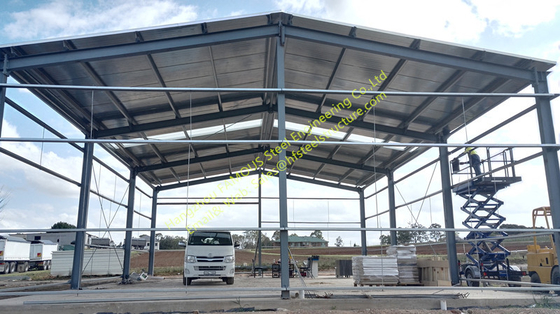 Prefab Galvanized Steel Shed Frame Workshop Structure Building Warehouse Hot Rolled