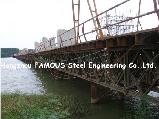 Bowstring Concrete Roller Steel Girder Railway Bridge Structure Truss H Welded Frame