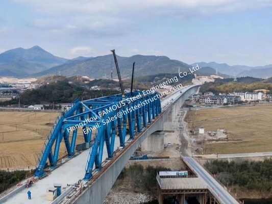 Steel Girder Rolled Beam Bridge Structure Welded Hot Dipped Galvanized I Beam