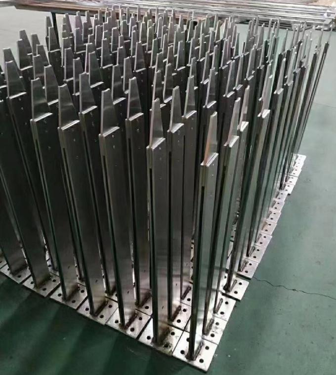 Pipe Brushed Polished Stainless Steel Stair Handrail Design Post Balustrades Railing Pillar 0